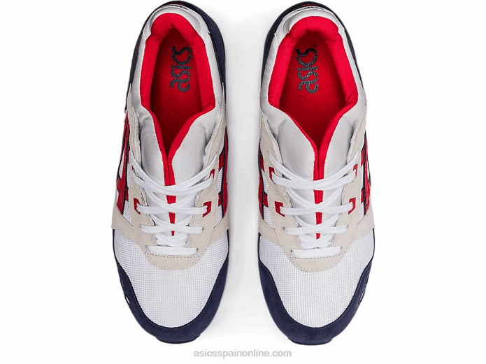 gel-lyte iii og Asics 4L681903 blanco/rojo clásico