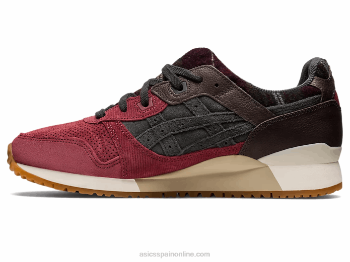 gel-lyte iii og Asics 4L68747 pecho rojo/gris obsidiana