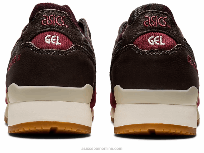 gel-lyte iii og Asics 4L68747 pecho rojo/gris obsidiana