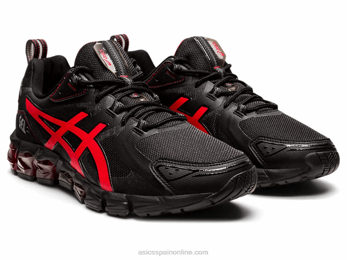 gel-quantum 180 Asics 4L681875 negro/rojo eléctrico