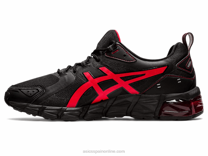 gel-quantum 180 Asics 4L681875 negro/rojo eléctrico