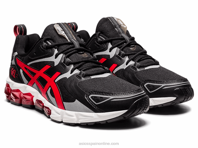gel-quantum 180 Asics 4L681959 negro/rojo clásico