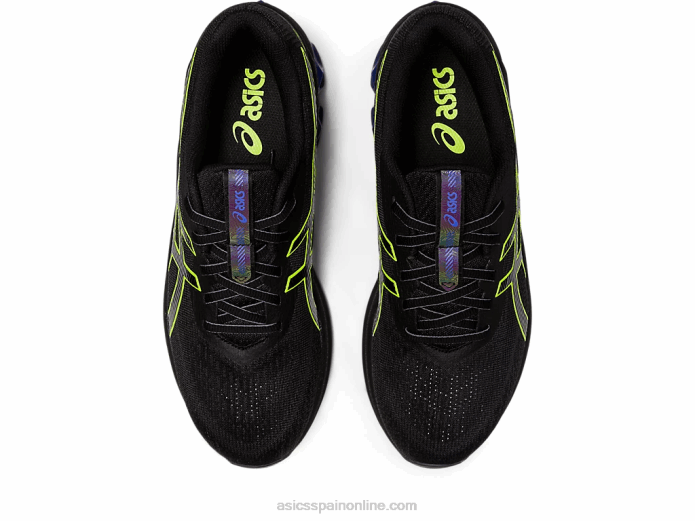 gel-quantum 180 vii Asics 4L68224 negro/amarillo de seguridad