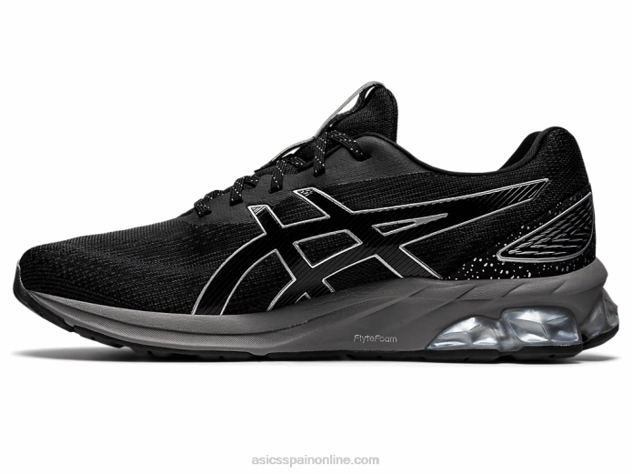 gel-quantum 180 vii Asics 4L68941 negro/gris arcilla