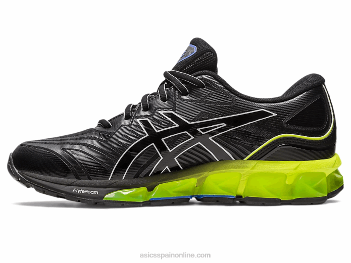 gel-quantum 360 vii Asics 4L68242 negro/amarillo de seguridad