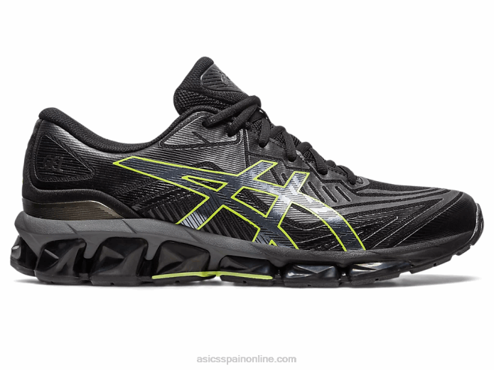 gel-quantum 360 vii Asics 4L68623 negro/lima neón
