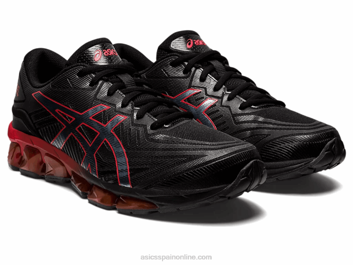 gel-quantum 360 vii Asics 4L68729 alerta negra/roja
