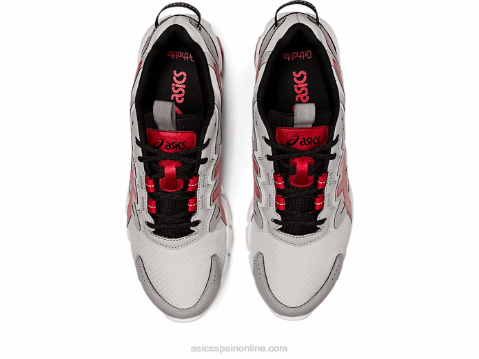 gel-quantum 90 Asics 4L68672 gris glaciar/rojo clásico