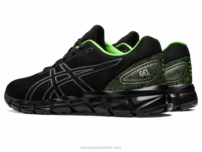 gel-quantum lyte ii Asics 4L68260 gecko negro/verde