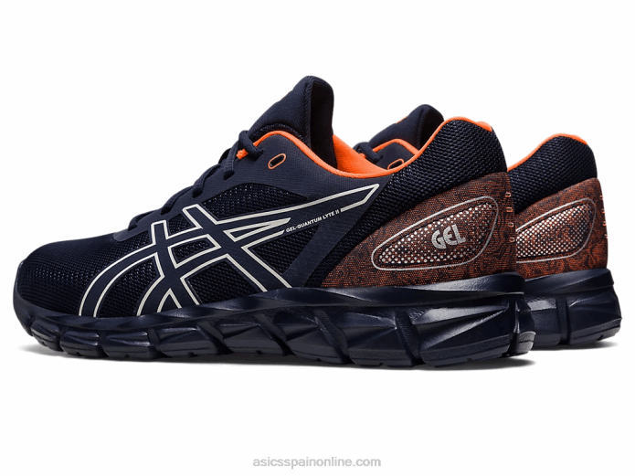 gel-quantum lyte ii Asics 4L68268 medianoche/naranja impactante