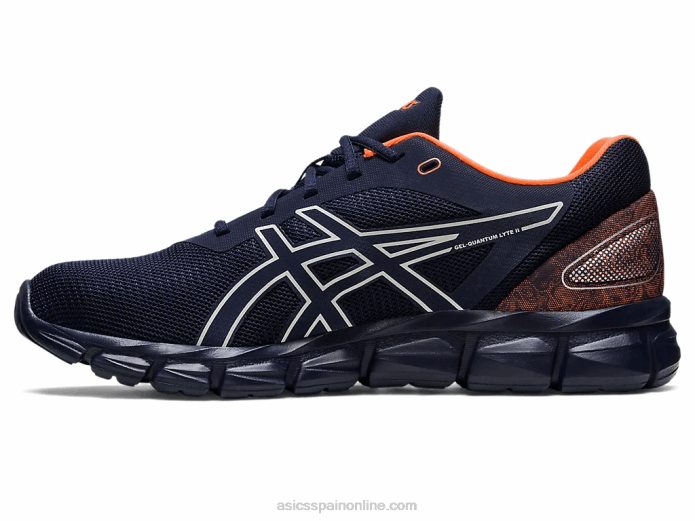 gel-quantum lyte ii Asics 4L68268 medianoche/naranja impactante