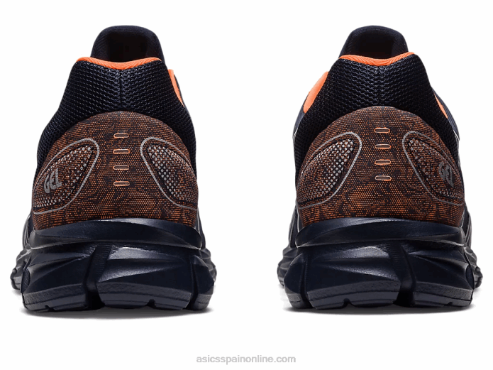gel-quantum lyte ii Asics 4L68268 medianoche/naranja impactante