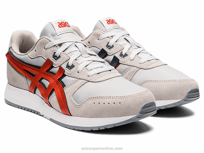 lyte clásico Asics 4L681335 arcilla gris/roja glaciar