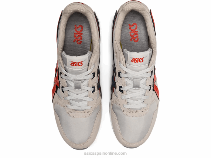 lyte clásico Asics 4L681335 arcilla gris/roja glaciar
