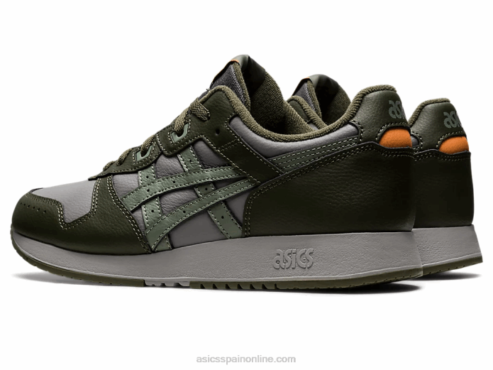 lyte clásico Asics 4L68830 gris arcilla/verde liquen