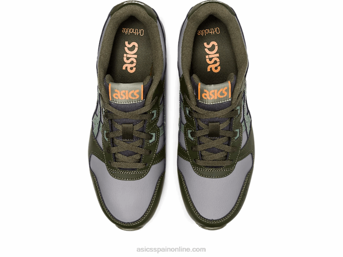 lyte clásico Asics 4L68830 gris arcilla/verde liquen