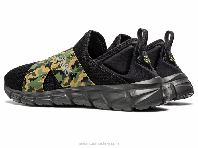 slip-on lyte cuántico Asics 4L681232 negro/camuflaje