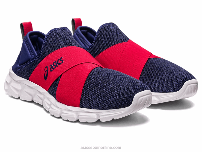 slip-on lyte cuántico Asics 4L681237 azul índigo/rojo velocidad