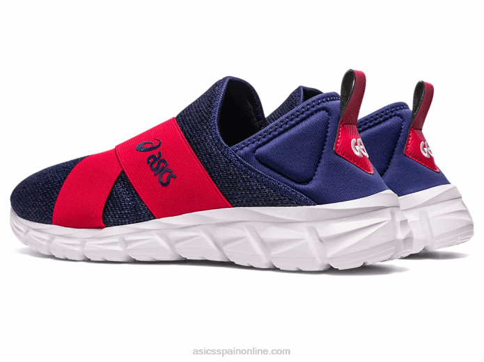 slip-on lyte cuántico Asics 4L681237 azul índigo/rojo velocidad