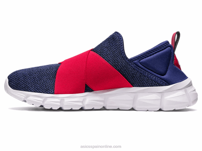 slip-on lyte cuántico Asics 4L681237 azul índigo/rojo velocidad