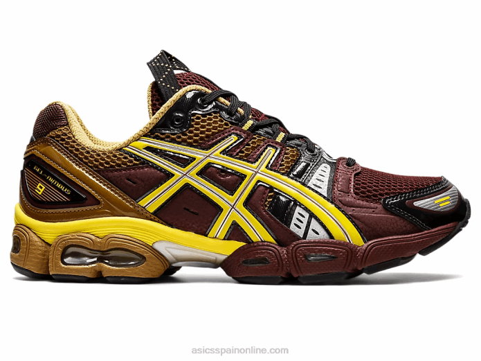ub3-s gel-nimbus 9 Asics 4L681252 ron pasas/brillo verde