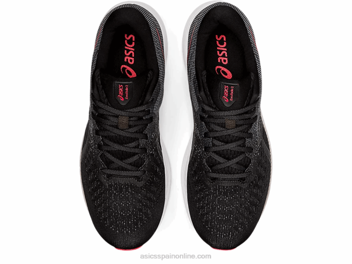 Evoride 2 Asics 4L681781 negro/rojo eléctrico