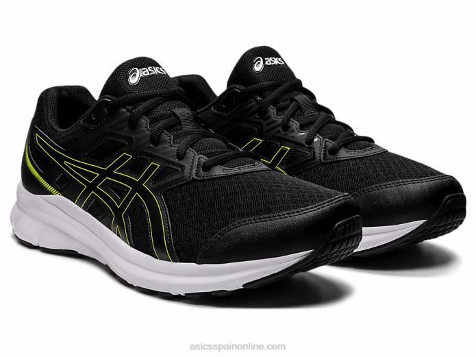 Jolt 3 extra ancho Asics 4L681538 negro/verde peligro