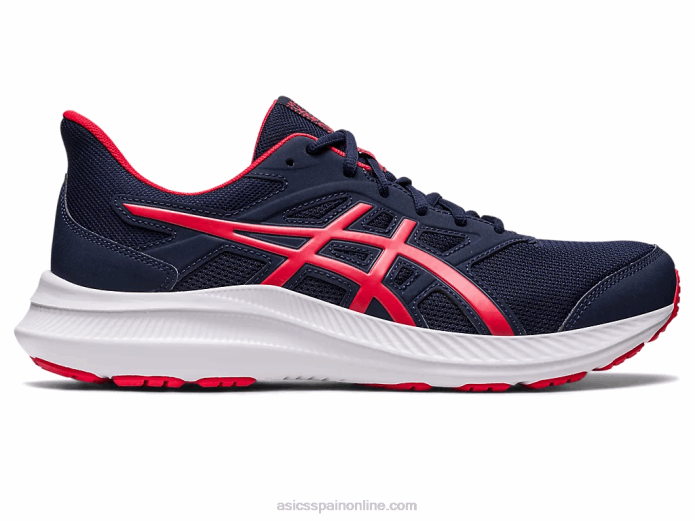 Jolt 4 extra ancho Asics 4L68455 medianoche/rojo eléctrico