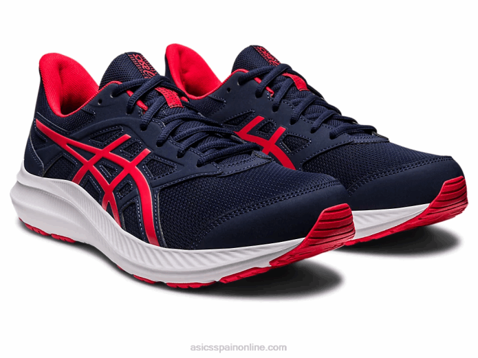 Jolt 4 extra ancho Asics 4L68455 medianoche/rojo eléctrico
