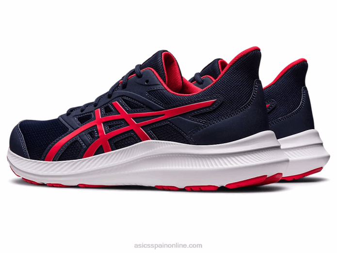 Jolt 4 extra ancho Asics 4L68455 medianoche/rojo eléctrico