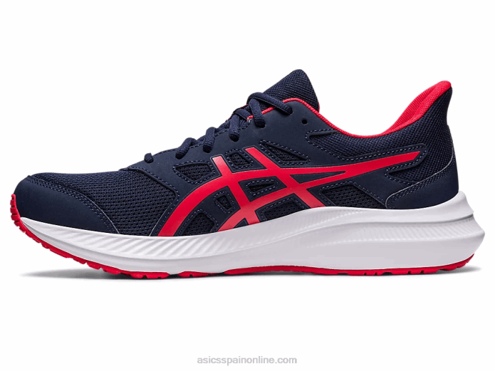 Jolt 4 extra ancho Asics 4L68455 medianoche/rojo eléctrico