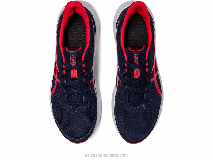 Jolt 4 extra ancho Asics 4L68455 medianoche/rojo eléctrico