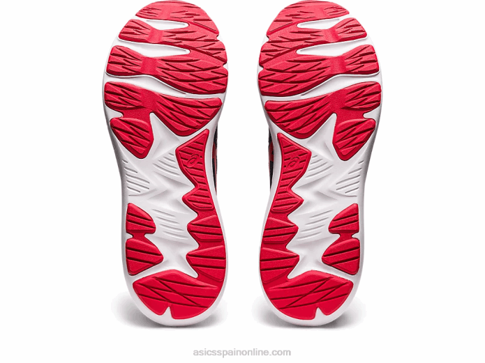Jolt 4 extra ancho Asics 4L68455 medianoche/rojo eléctrico