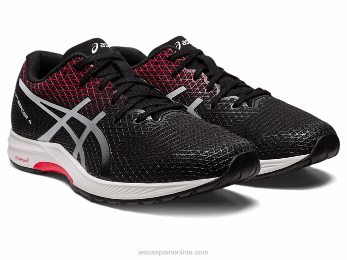 alfabetización 4 Asics 4L68106 negro/rojo clásico