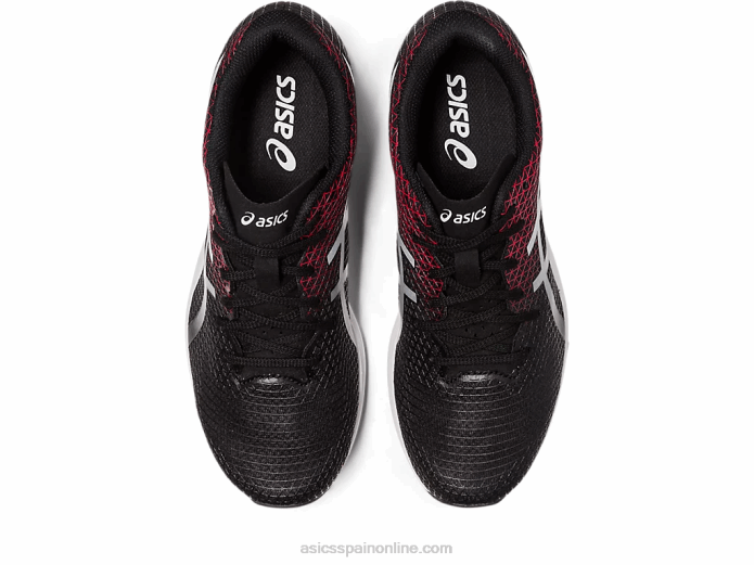 alfabetización 4 Asics 4L68106 negro/rojo clásico