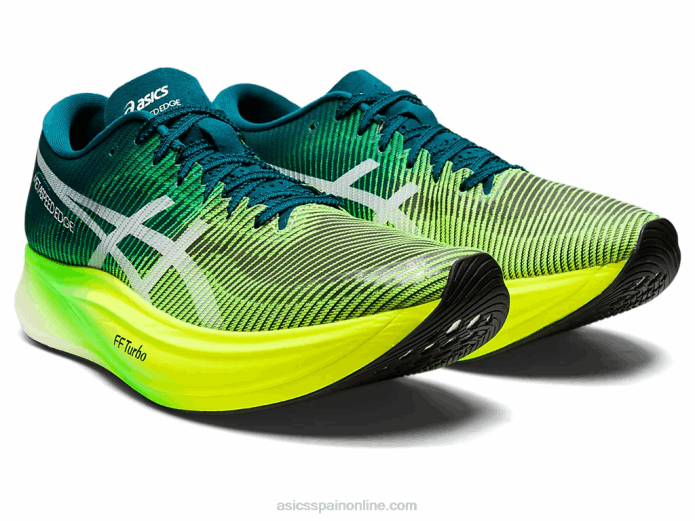 borde de metavelocidad+ Asics 4L681253 pino terciopelo/amarillo seguridad