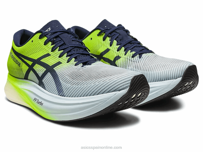 borde de metavelocidad+ Asics 4L68152 cielo/peligro verde