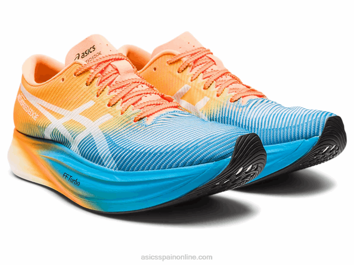 borde de metavelocidad+ Asics 4L68613 isla azul/naranja pop