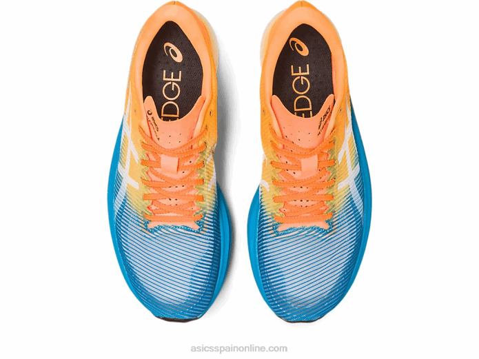 borde de metavelocidad+ Asics 4L68613 isla azul/naranja pop