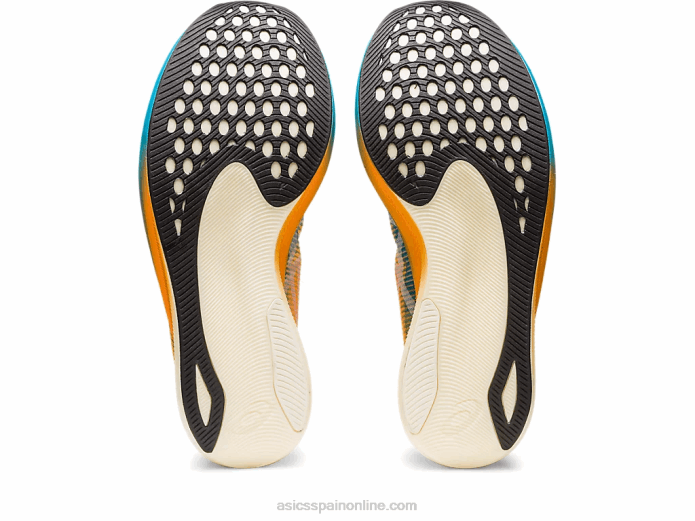 borde de metavelocidad+ Asics 4L68613 isla azul/naranja pop