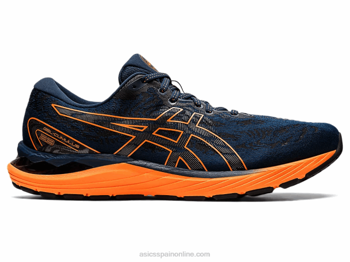 cúmulo de gel 23 Asics 4L681590 azul francés/naranja impactante