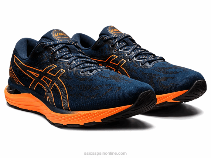 cúmulo de gel 23 Asics 4L681590 azul francés/naranja impactante