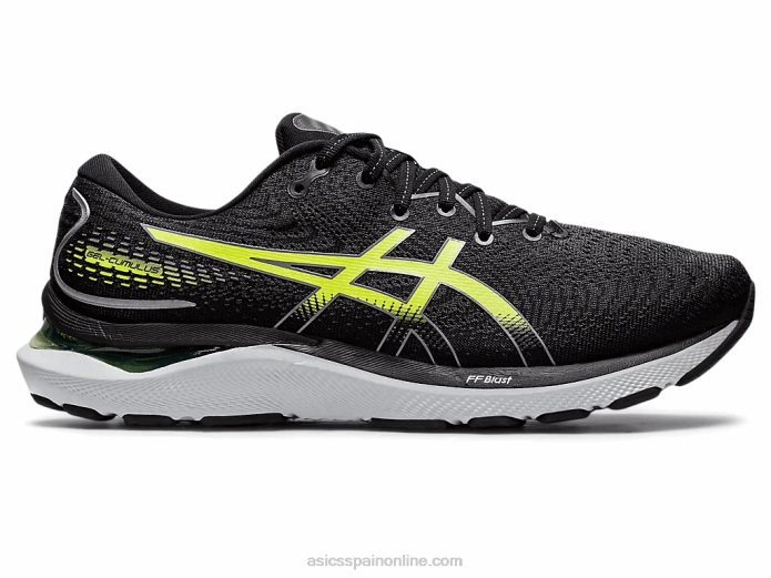 cúmulo de gel 24 Asics 4L681316 negro/verde peligro