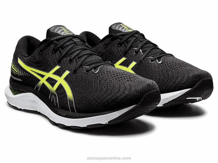 cúmulo de gel 24 Asics 4L681316 negro/verde peligro