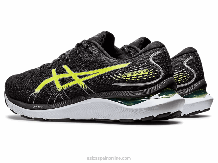 cúmulo de gel 24 Asics 4L681316 negro/verde peligro