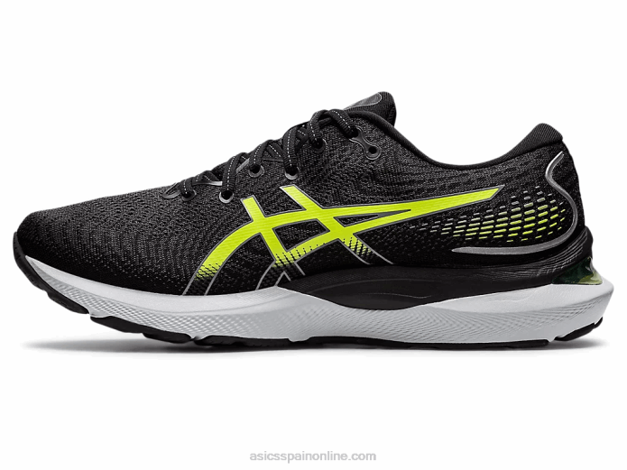 cúmulo de gel 24 Asics 4L681316 negro/verde peligro