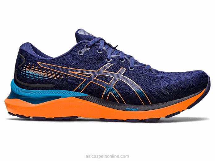 cúmulo de gel 24 Asics 4L68363 azul índigo/melocotón sol