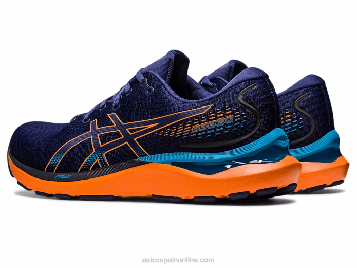 cúmulo de gel 24 Asics 4L68363 azul índigo/melocotón sol