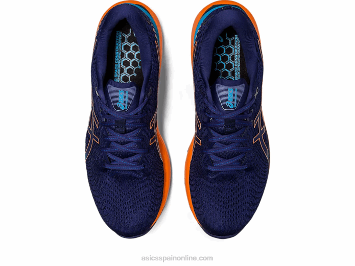 cúmulo de gel 24 Asics 4L68363 azul índigo/melocotón sol