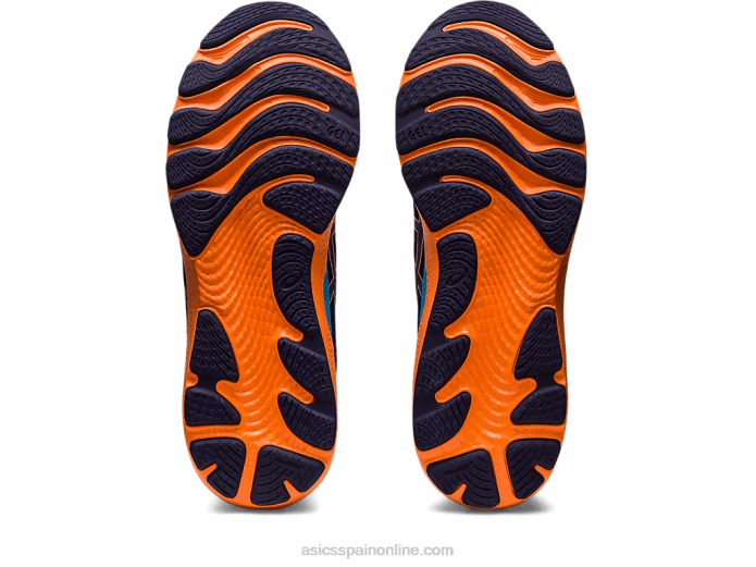 cúmulo de gel 24 Asics 4L68363 azul índigo/melocotón sol